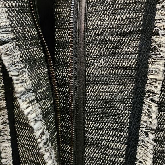 Vince Fringe Trim Bouclé Jacket - Picture 15 of 16